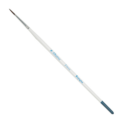 Кисть белка №2 круглая Альбатрос "Баргузин" короткая ручка