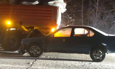 Пьяный водитель врезался в грузовик в Хангаласском районе / ЯСИА   