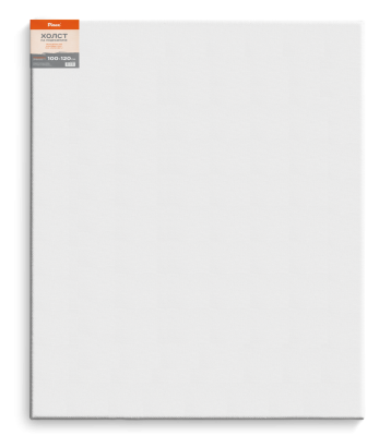 Холст на подрамнике Pinax 100х120 см 380 г 100% хлопок, мелкое зерно, акриловый грунт 3 слоя