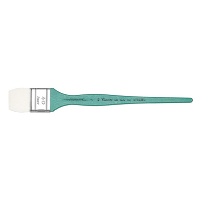 Кисть имитация козы №40 флейц "Tintoretto Aquaflat" на длинной ручке