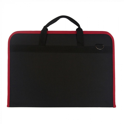 Папка А3 цвет черный с красным кантом
