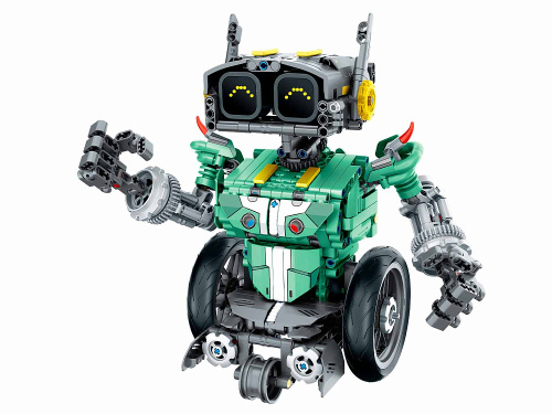 8070_MK Конструктор Робот "5 в 1" зеленый