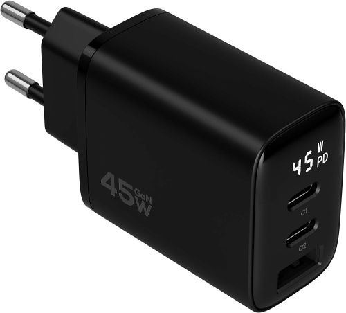 Сетевое зарядное устройство Magssory 45Вт GaN черный