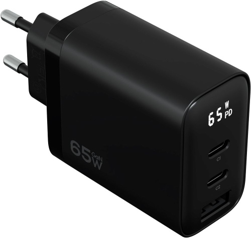 Сетевое зарядное устройство Magssory 65Вт GaN черный