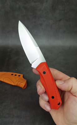 Нож Pocket Wolf Мини Тактик, сталь AUS10Co, рукоять G10, оранжевый