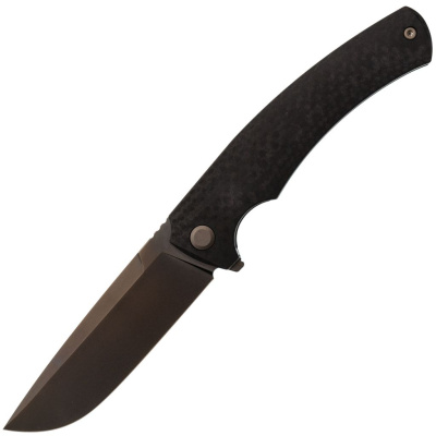 Складной нож TuoTown Utes PVD, сталь T10S, рукоять G10/Carbon Fiber