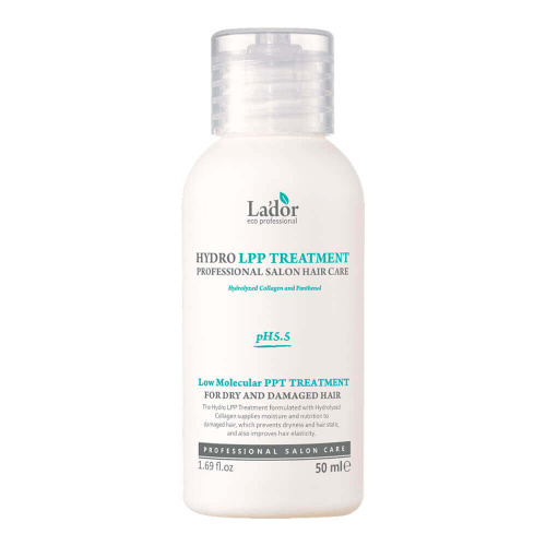 Маска для повреждённых и сухих волос с коллагеном Lador Hydro LPP Treatment 50 мл