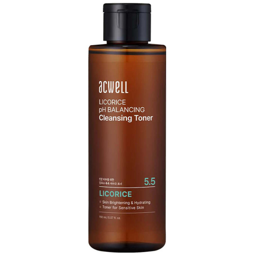 Увлажняющий тонер с экстрактом солодки Acwell Licorice pH Balancing Cleansing Toner
