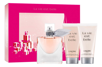 La Vie Est Belle: набор (п/вода 30мл + гель д/душа 50мл + лосьон д/тела 50мл)