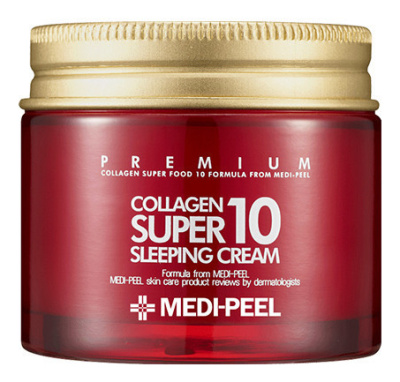 Ночной крем для лица с коллагеном Collagen Super 10 Sleeping Cream 70мл