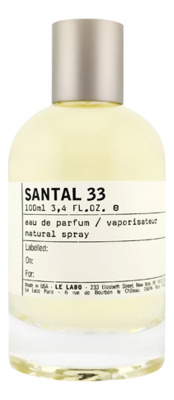 Santal 33: парфюмерная вода 30мл