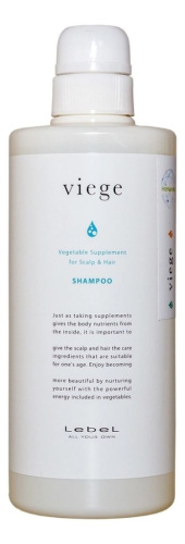 Шампунь восстанавливающий для волос и кожи головы Viege Shampoo: Шампунь 600мл