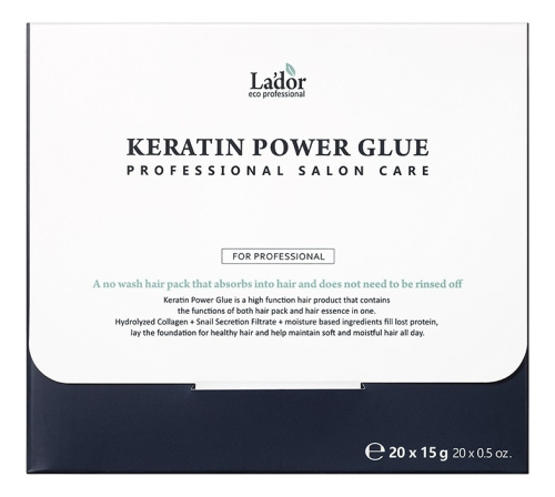 Сыворотка для секущихся кончиков волос Keratin Power Glue: Сыворотка 20*15г