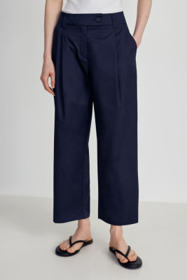 Брюки прямого кроя из хлопка