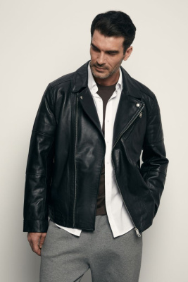 Куртка-косуха из натуральной кожи