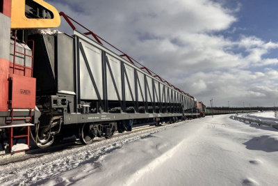 Снегоуборочный поезд запустили в компании «Колмар»  / ЯСИА   