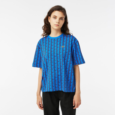 Женская хлопковая Футболка Lacoste