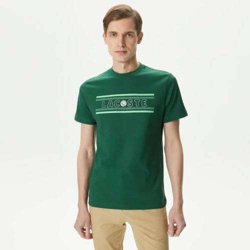 Мужская Футболка Lacoste из хлопка