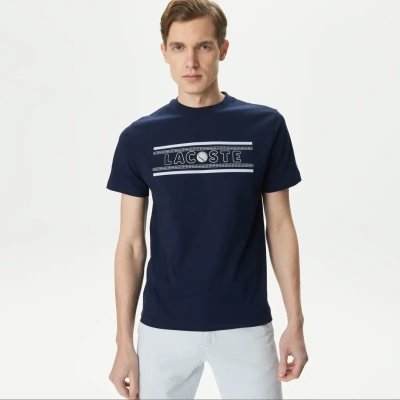 Мужская Футболка Lacoste из хлопка