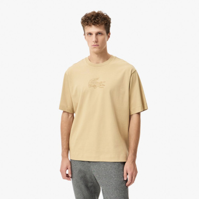 Мужская Футболка Lacoste OVERSIZE FIT из органического хлопка