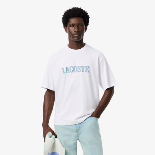 Мужская Футболка Lacoste Loose Fit из органического хлопка