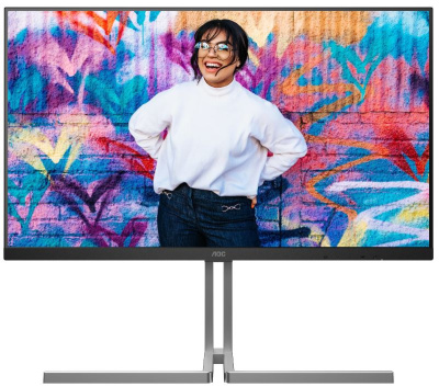 Монитор 31,5" AOC U32U3CV 3840x2160, IPS, 400 cd/m, 50M:1, 4 ms, 178°/178°, 2*HDMI 2.0, DisplayPort 1.4, 4*USB 3.2, USB Type-C, MM, RJ45, Black