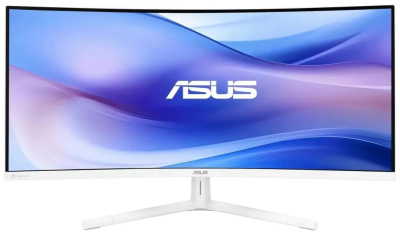 Монитор 34" ASUS VU34WCIP-W 3440x1440 LED, 21:9, VA, 300cd, 178/178, HDMI, DP, 100Hz, HAS, белый