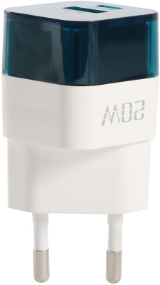 Зарядное устройство Red Line pro Lumix 20 Dual NQC-15 USB/USB-C White/Blue