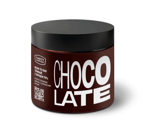 Тёмный горячий шоколад с перцем, 70%
