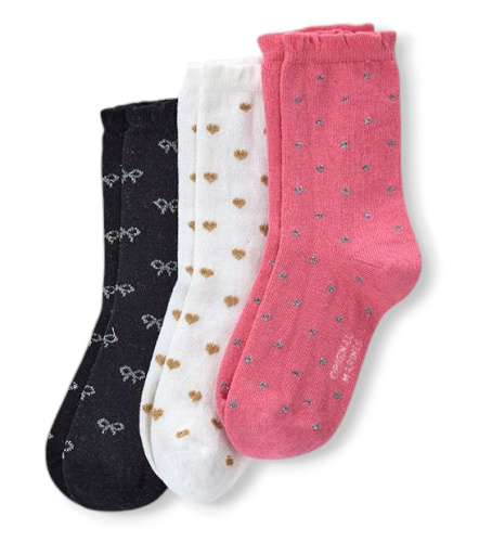Носки, 3 пары для девочки