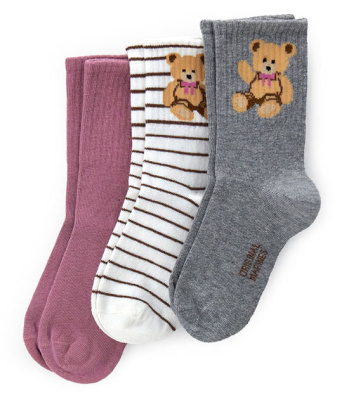 Носки, 3 пары для девочки