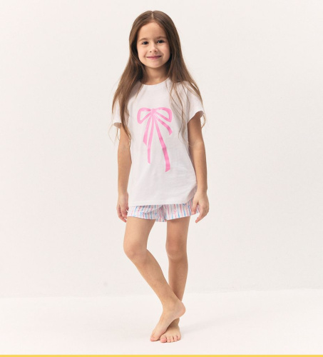 Пижама с коротким рукавом для девочки