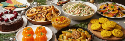 Вегетарианские блюда для новогоднего стола