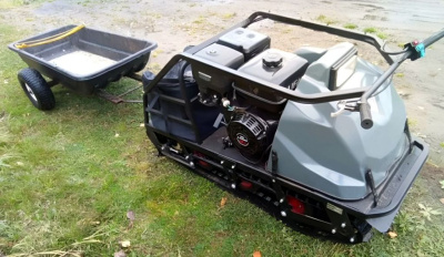 Мотобуксировщик БУРЛАК М2 (Длинный) 15 л.с. Б/У