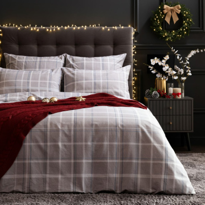 Постельное белье Rigoroso, серое