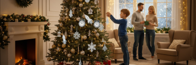 Как украшают елку в 2025 году