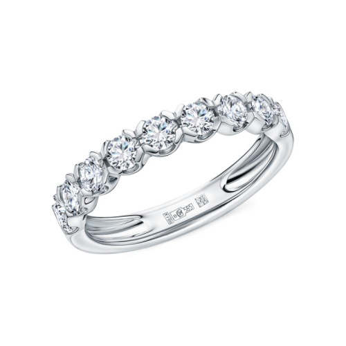 Золотое кольцо с бриллиантами выращенными