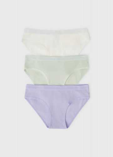Трусы для девочек, 3 шт., Белый