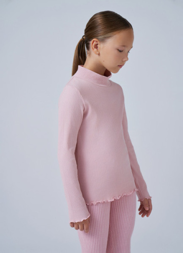 Лонгслив для девочек, Розовый