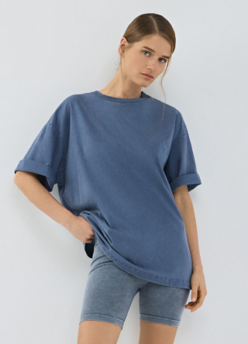 Бесшовные велосипедки, Синий