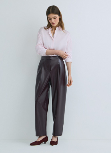 Блузка из сатина, Розовый