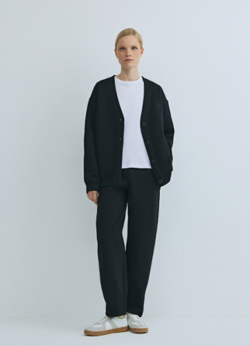 Брюки О-силуэта, Черный