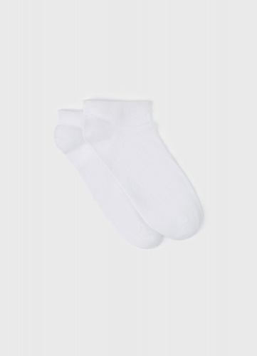 Базовые короткие носки, Белый