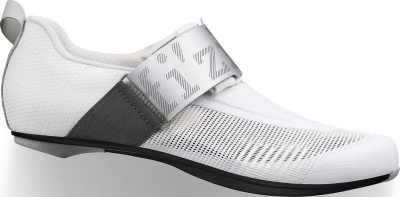 Велотуфли Fizik Transiro Hydra Aeroweave Carbon (белый / серебристый 42)