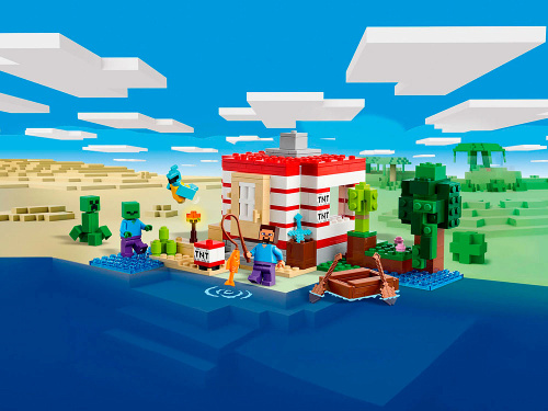 Minecraft 21275 Конструктор Дом в джунглях TNT