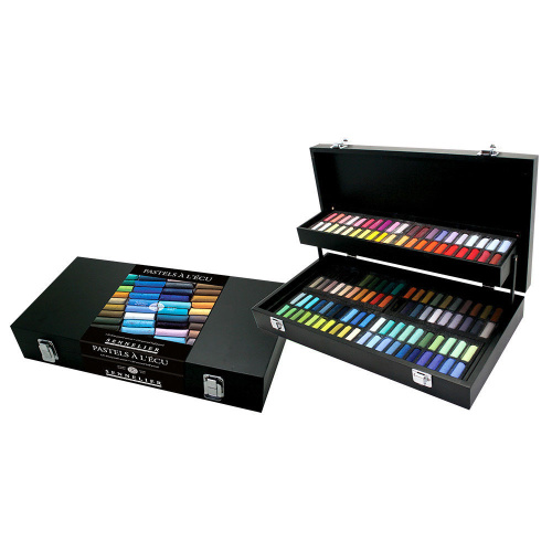 Набор сухой пастели Sennelier "A' L'ECU" 120 цв 1/2, в деревянной коробке