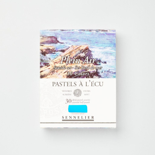 Набор сухой пастели Sennelier "A LECU" 30 цв 1/2 Морской берег, в картонной коробке