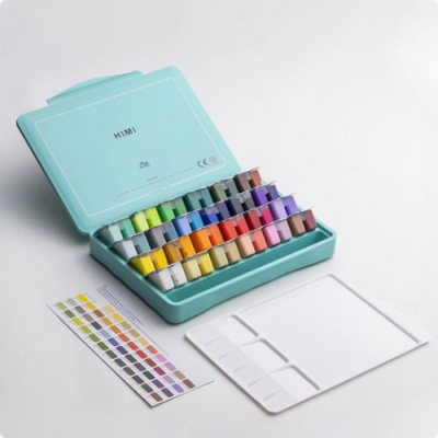 Набор гуаши HIMI 48 цветов по 12 гр