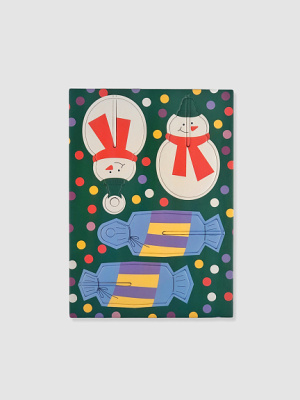 Украшения на ёлку "Конфета и Снеговик"