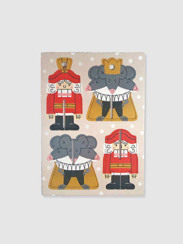 Украшения на ёлку "Щелкунчик и Мышиный король"